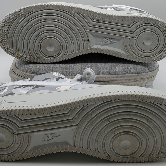 Nike Air Force 1 Winter Camo Platinum Camo Shoes Men's Size 11 823511-009 Rare - Picture 5 of 9